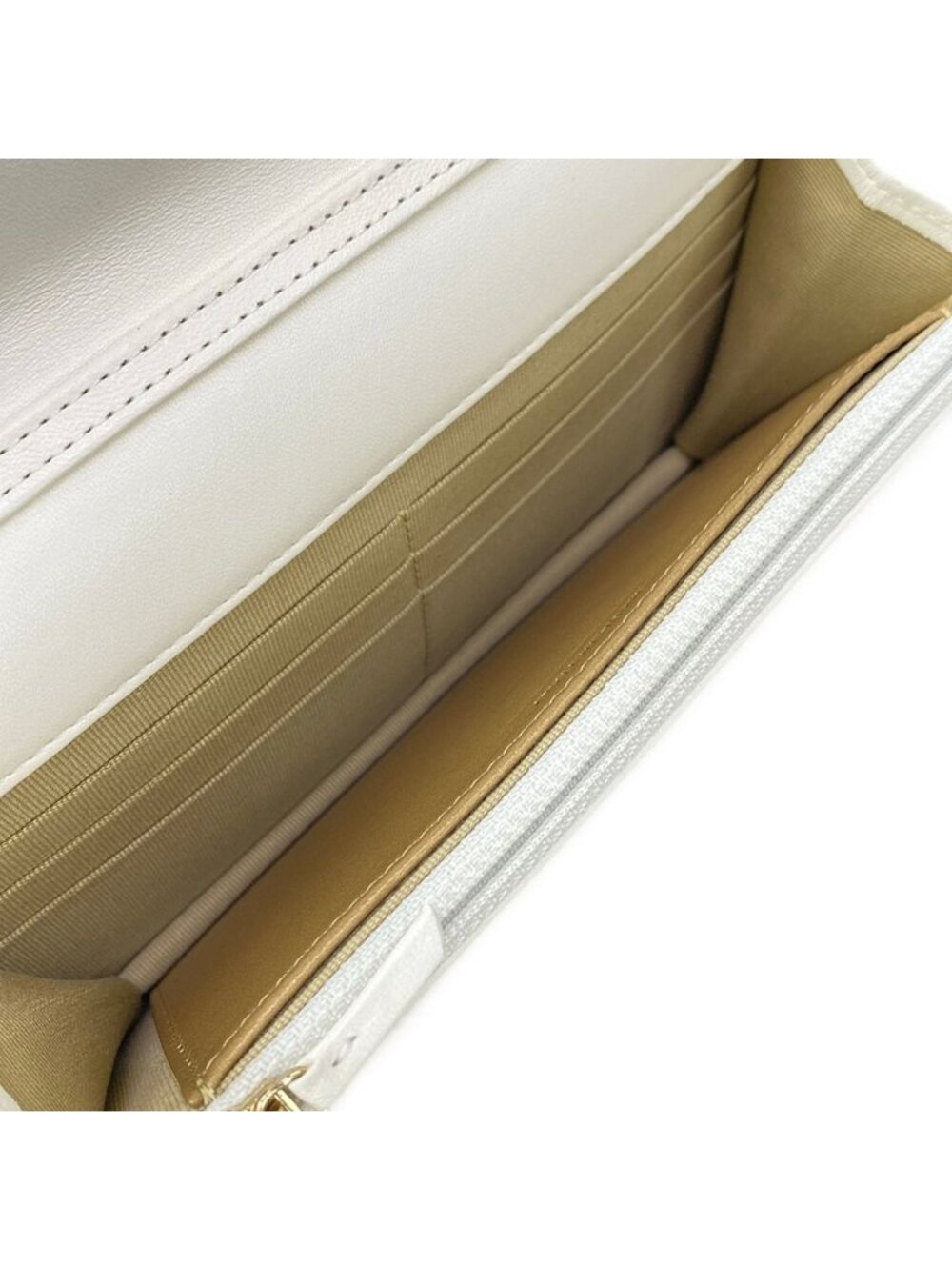 Chanel Wallet Quilted White Chain Gold Coco Ball Aja Star Lambskin Shoulder Bag - Picture 4 of 13